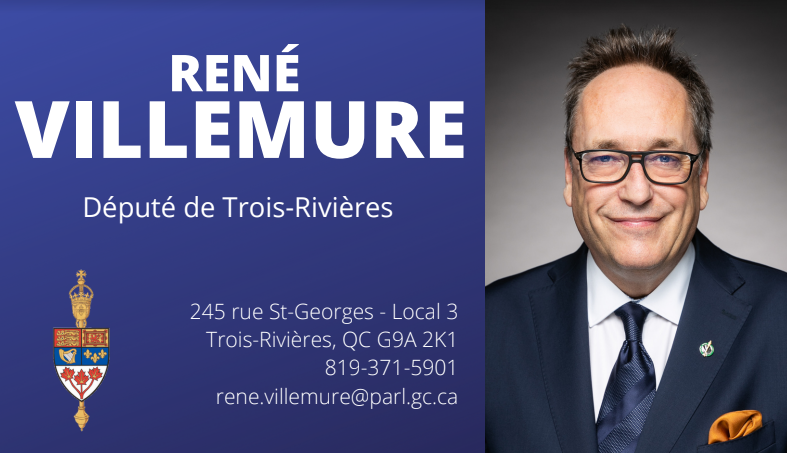 René Villemure, député de Trois-Rivières
